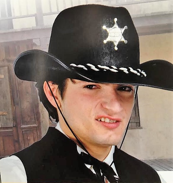 Sombrero Sherif fieltro negro (guirca)