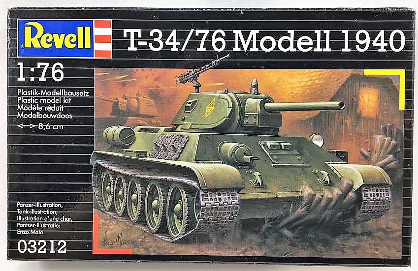 T-34/76 MODELL  1940  (revell)